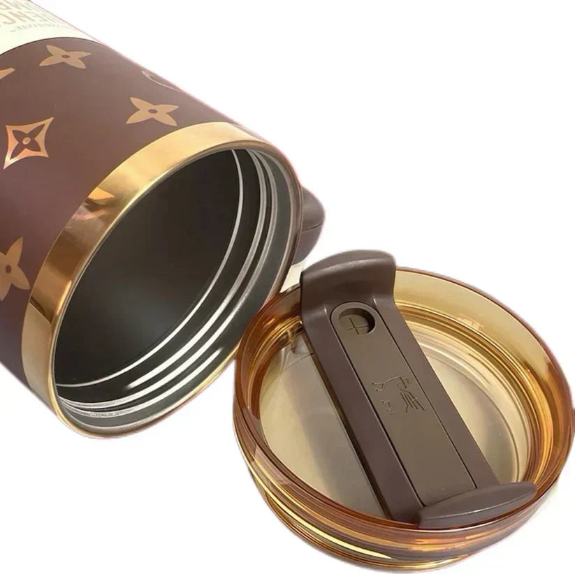 Ultimate Bundle Offer - 40oz Luxury Quencher Tumbler + Luxury Keychain + Gem Straw Topper